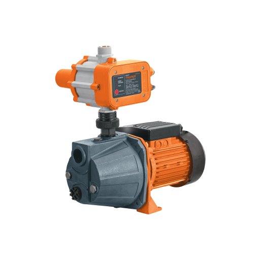 Bomba presurizadora jet hierro 1 HP con control, de alta durabilidad para trabajos pesados, TRUPER clave 102855