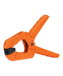 Prensa de resorte Truper de 3" con cuerpo de nylon - Tecnología de retención elástica para trabajos delicados que proporciona fuerza controlada sin marcar materiales sensibles (Clave 11719)