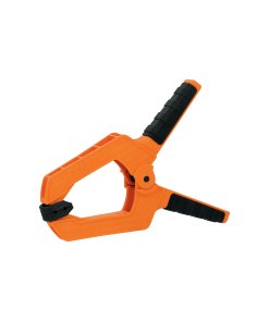 Prensa de resorte Truper de 8" cuerpo de nylon con mango de TPR - Tecnología de apertura amplia para sujeciones temporales que permite manipulación con una sola mano (Clave 17702)