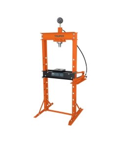 Prensa hidráulica Truper tipo 'H' de 20 ton con pistón - Tecnología de potencia superior para metalurgia profesional que proporciona fuerza extrema con control exacto (Clave 17685)