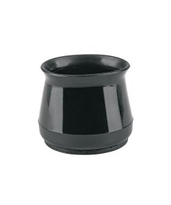 Caja con 24 Protectores para Patas de Silla, Negro, Alta Durabilidad para Instalaciones Eficientes, Marca Hermex, Clave 49847