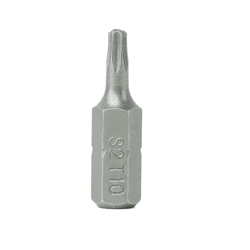 Punta Torx para destornillador hexágono de 1/4", T25 x 1" 5 piezas Surtek PTO251