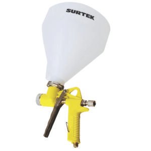 Pistola para texturizados con alimentación por gravedad, capacidad 5000 ml, 72 PSI Surtek PTX1