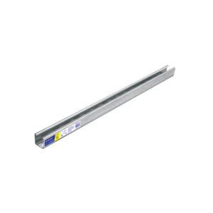 Perfil monocanal perforado de 3 m, 4 x 4 cm cal. 16, VOLTECK