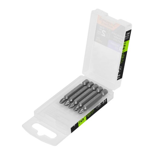 Estuche con 5 Puntas Pozidriv PZ1 Largo 2', Herramientas de Alta Calidad para Cortes Especializados, clave 12161 - Truper Expert