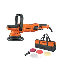 Pulidora de Doble Acción Truper PRO 6' 900W - Tecnología Orbital para Acabados Perfectos sin Marcas de Remolino (Clave 102333)