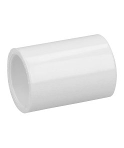 Cople de PVC Cédula 40 de 1/2', Resistente y Duradero, Ideal para Conexiones de Tuberías de PVC, Clave 45417, Foset