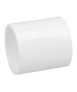 Cople de PVC Cédula 40 de 1-1/2', Resistente y Duradero, Ideal para Conexiones de Tuberías de PVC, Clave 45530, Foset