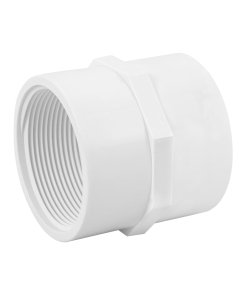 Adaptador Hembra de PVC, 2', Resistente y Duradero, Ideal para Conexiones de Tuberías, Clave 45550, Foset