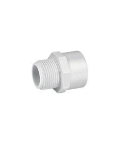 Adaptador Macho de PVC de 3/4', Conexión Duradera para Instalaciones de Tuberías, clave 45430 - FOSET