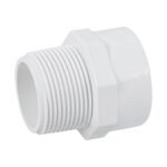 Adaptador macho de PVC de 1-1/4', FOSET