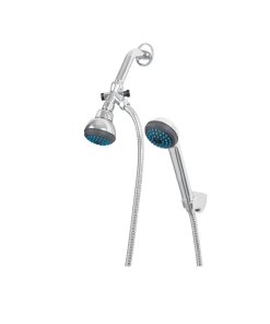 Regadera 2-1/2' con Extensión Tipo Teléfono, Diseño Funcional y Resistente, Marca Foset Basic, Clave 49450