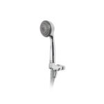 Regadera de teléfono 3-1/4, ABS, con soporte, cromo, AERO