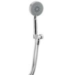 Regadera cromo de teléfono 4' con soporte, FOSET ELEMENT