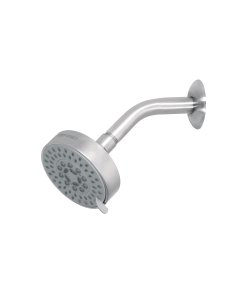 Regadera Satín 4' Con 5 Funciones, Con Brazo, Estilo Funcional y Duradero, Marca Foset Element, Clave 45168
