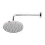 Regadera cromo 8' plato redondo, con brazo, FOSET ELEMENT