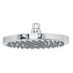 Regadera cromo 8' plato redondo, sin brazo, FOSET ELEMENT