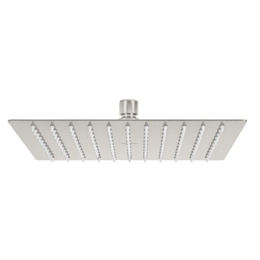 Regadera Plato Cuadrado 10' Sin Brazo, Acabado Satín, Diseño Moderno y Funcional, Marca Foset Riviera, Clave 45782