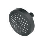 Regadera redonda de ABS 4-1/4' sin brazo, negro, BASIC