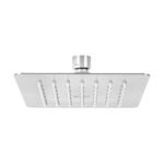 Regadera cuadrada 6', acero inox, sin brazo, cromo, TÚBIG