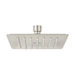 Regadera cuadrada 6', acero inox, sin brazo, satín, TÚBIG