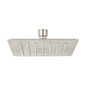 Regadera cuadrada 6', acero inox, sin brazo, satín, TÚBIG