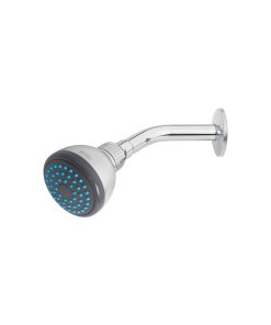 Regadera Redonda 3' Brazo y Chapetón de Acero, Alta Resistencia para Conexiones Duraderas, Marca Foset Basic, Clave 49246