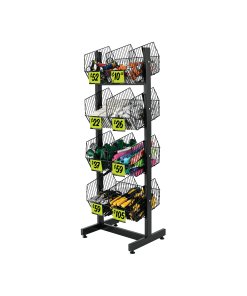 Rack Botadero Truper Metálico 4 Niveles - Tecnología de Almacenamiento Vertical que Optimiza Espacio en Talleres y Bodegas (Clave 50030)