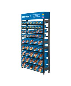 Rack con Conexiones de Cobre y Gas, Resistencia y Estilo Moderno para Instalaciones Seguras, Marca Foset, Clave 55860