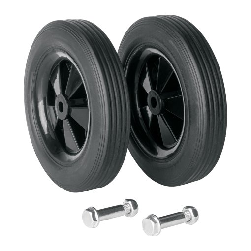 2 ruedas de repuesto para COMP-50LT, repuestos resistentes para compresores de uso frecuente, TRUPER, clave 103324.