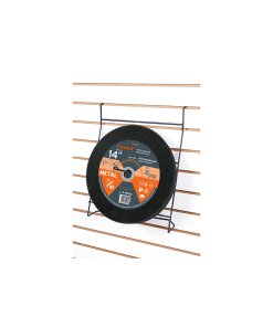 Rack Truper para discos abrasivos 14" - Tecnología de clasificación dimensional para consumibles industriales que organiza el inventario según diámetro y aplicación (Clave 55321)