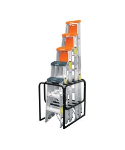 Rack Truper para escaleras - Tecnología de exhibición vertical para productos voluminosos que transforma paredes vacías en espacios comerciales productivos (Clave 56385)