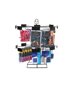 Rack de Impulso Giratorio Truper - Tecnología Rotatoria para Exhibición de Productos que Facilita el Acceso 360° (Clave 55257)