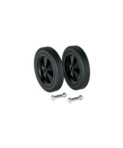 2 ruedas de 1-1/2' para compresores Grupo 4, repuesto confiable para facilitar el movimiento de compresores, TRUPER, clave 102080.