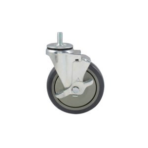 Rueda para carro utilitario de alambre 5" con freno Urrea RAS