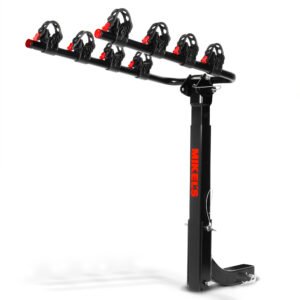 Rack para 4 bicicletas, montaje en tirón (2") MIKELS RBMT-04