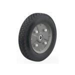 Rueda de hule sólido imponchable 10', doble balero, PRETUL