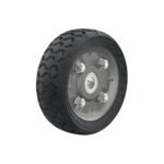 Rueda de hule sólido imponchable 6', doble balero, PRETUL