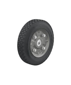 Rueda de hule sólido 8' para diablo, doble balero, solución robusta para terrenos ásperos, Pretul clave 45485