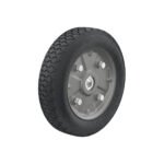 Rueda de hule sólido imponchable 9', doble balero, PRETUL