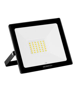 Reflector LED Volteck Basic Ultra Delgado 30W Luz Día - Eficiencia Energética para Exteriores (Clave 22042)