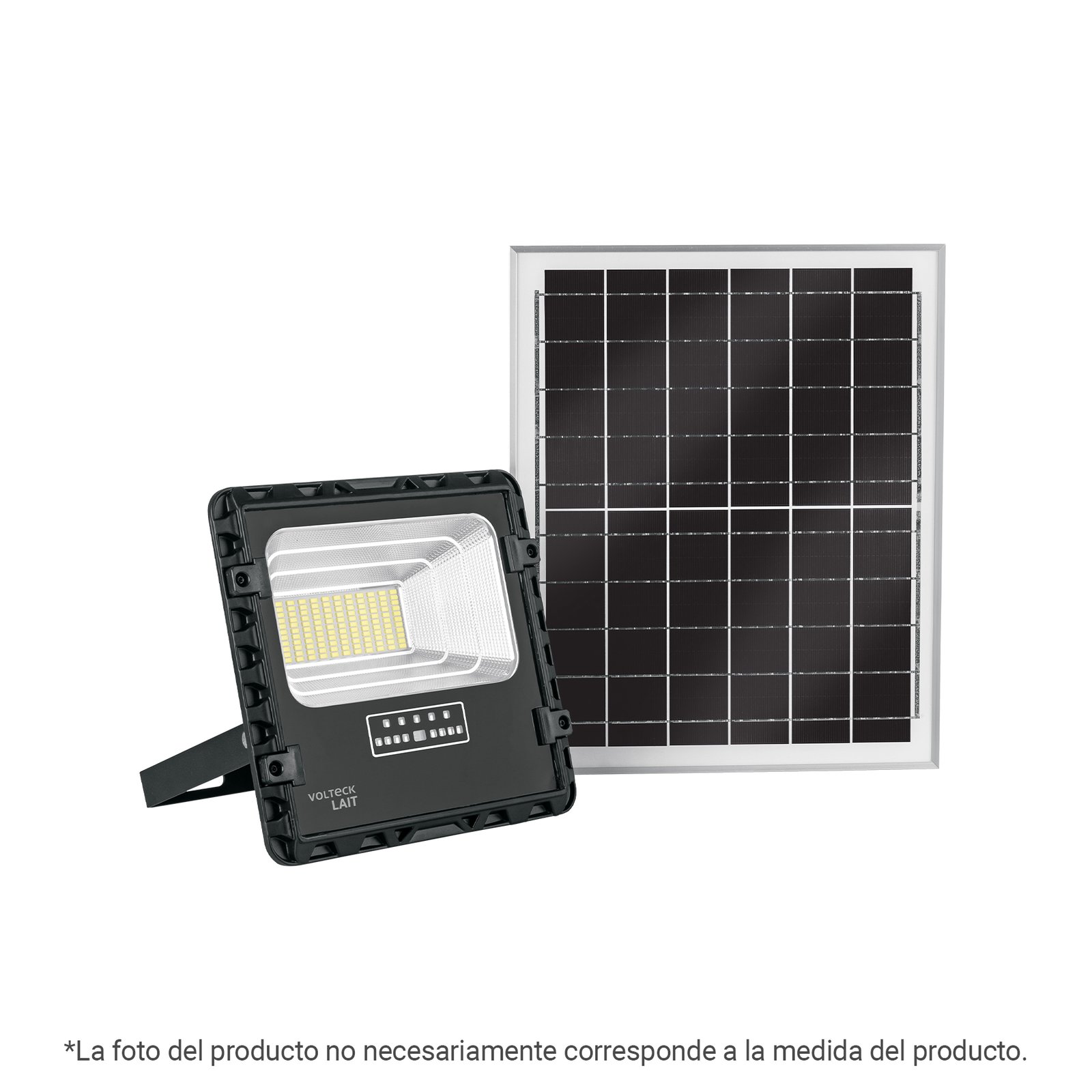 Reflector LED Volteck 200W Solar Luz Día - Potencia Solar para Iluminación de Grandes Áreas Exteriores (Clave 49837)