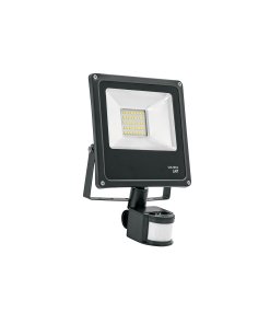 Reflector LED Volteck 20W Sensor Movimiento - Alcance Ampliado para Protección Perimetral con Activación Automática (Clave 48229)