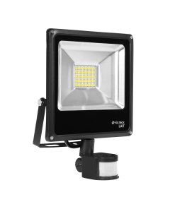 Reflector LED Volteck 30W Sensor Movimiento - Cobertura Intermedia para Seguridad con Tecnología de Detección (Clave 48230)