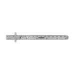 Regla 15 cm de acero inoxidable de bolsillo, TRUPER