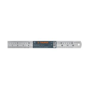 Regla 30 cm de acero inoxidable, TRUPER