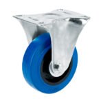 Rodaja de goma elástica fija azul 4" Surtek RGO10F