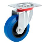Rodaja de goma elástica giratoria azul 4" Surtek RGO10G