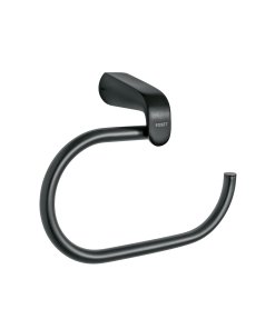 Toallero Argolla, Acabado Negro, Diseño Compacto y Duradero, Marca Foset Riviera, Clave 44297