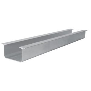 Riel tipo TT para clóset 2 m, de aluminio Lock RIALT2